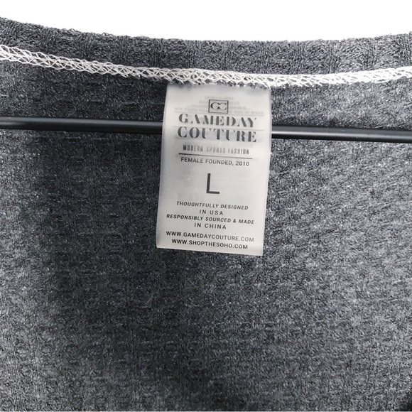 GAMEDAY COUTURE University of Oregon Colorblock Open Cardigan L - Picture 6 of 8